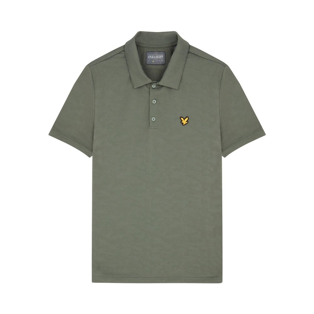 

Поло Lyle & Scott Seafoam Jacquard, зеленый