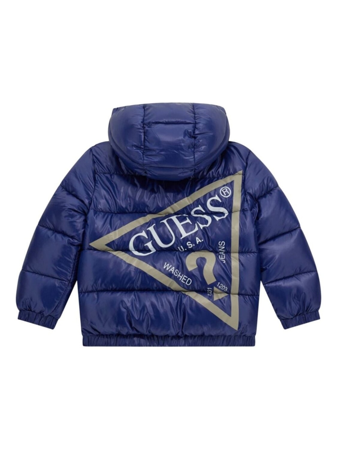 

Guess kids куртка с логотипом, синий