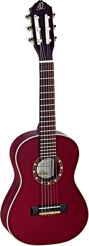 Акустическая гитара Ortega Family R121 3/4 Size Classical Guitar, Wine Red 45mm Nut акустическая гитара ortega r121snwr wine red guitar