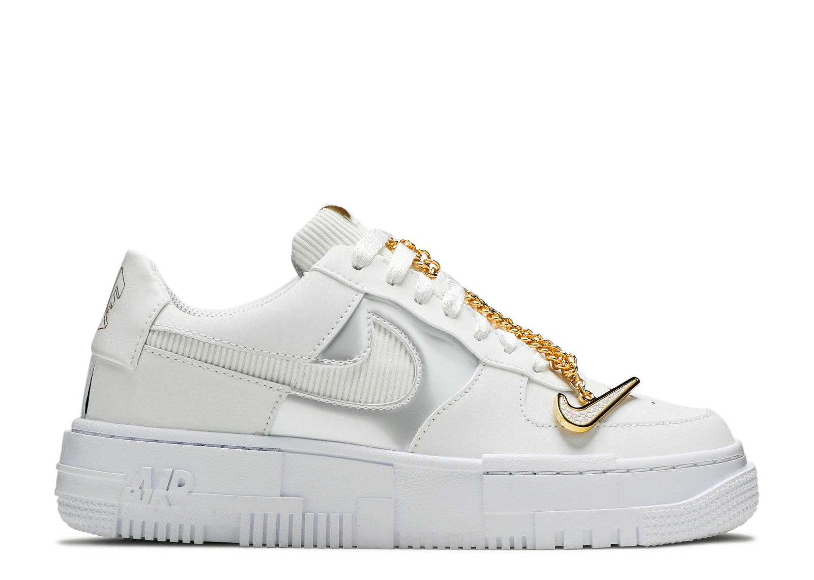 

Кроссовки Nike Wmns Air Force 1 Pixel 'White Gold Chain', белый