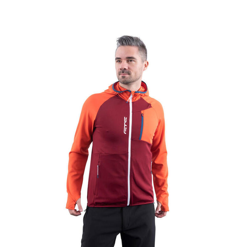 цена Куртка промежуточный промежуточный треккинговый GTS 300522M оранжевый мужской Gts Sports, цвет naranja