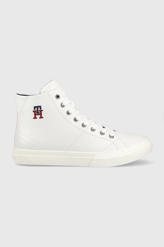 

Кожаные кроссовки TH HI VULC STREET LEATHER Tommy Hilfiger, белый