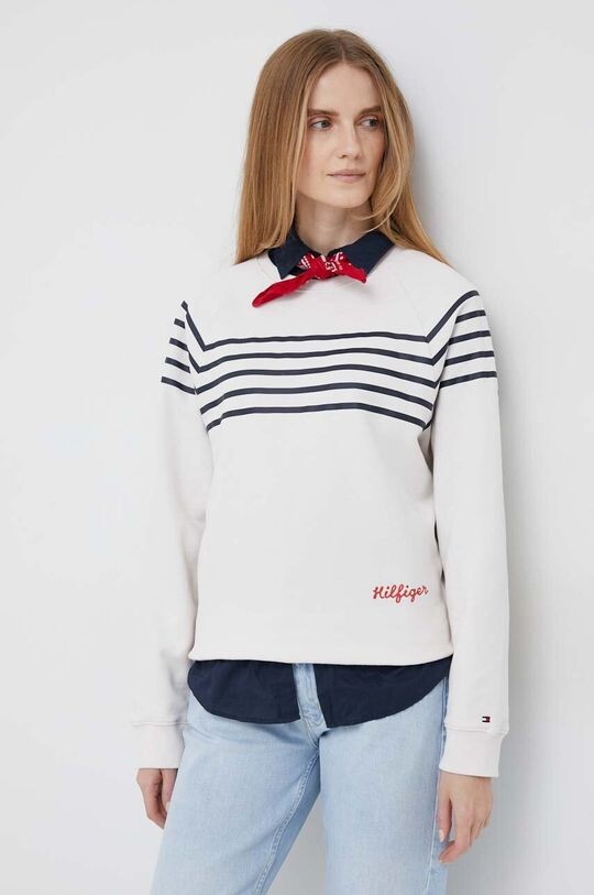 

Хлопковая толстовка Tommy Hilfiger, бежевый