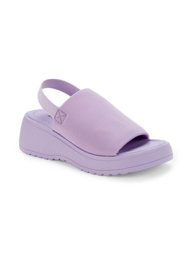 

Сандалии на платформе с пяткой Girl's Clue Steve Madden, сирень