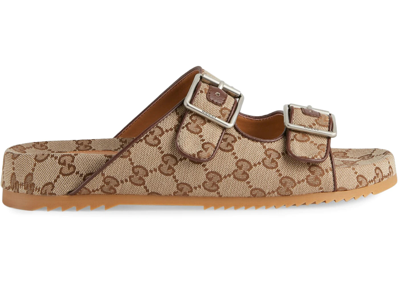 

Сандалии Gucci Strap Slide, бежевый/коричневый