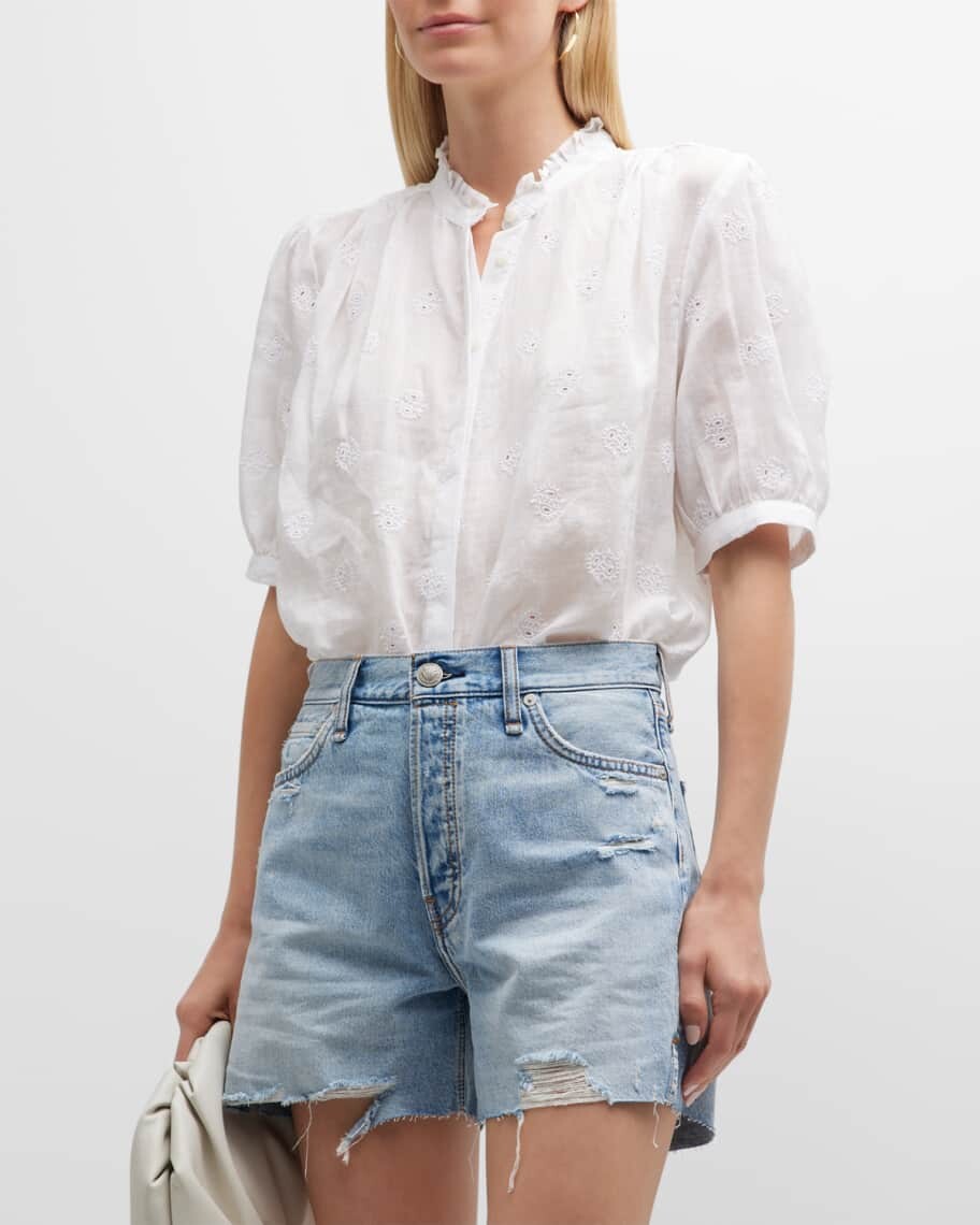 

Топ Jordan с короткими рукавами и вышивкой Rag & Bone