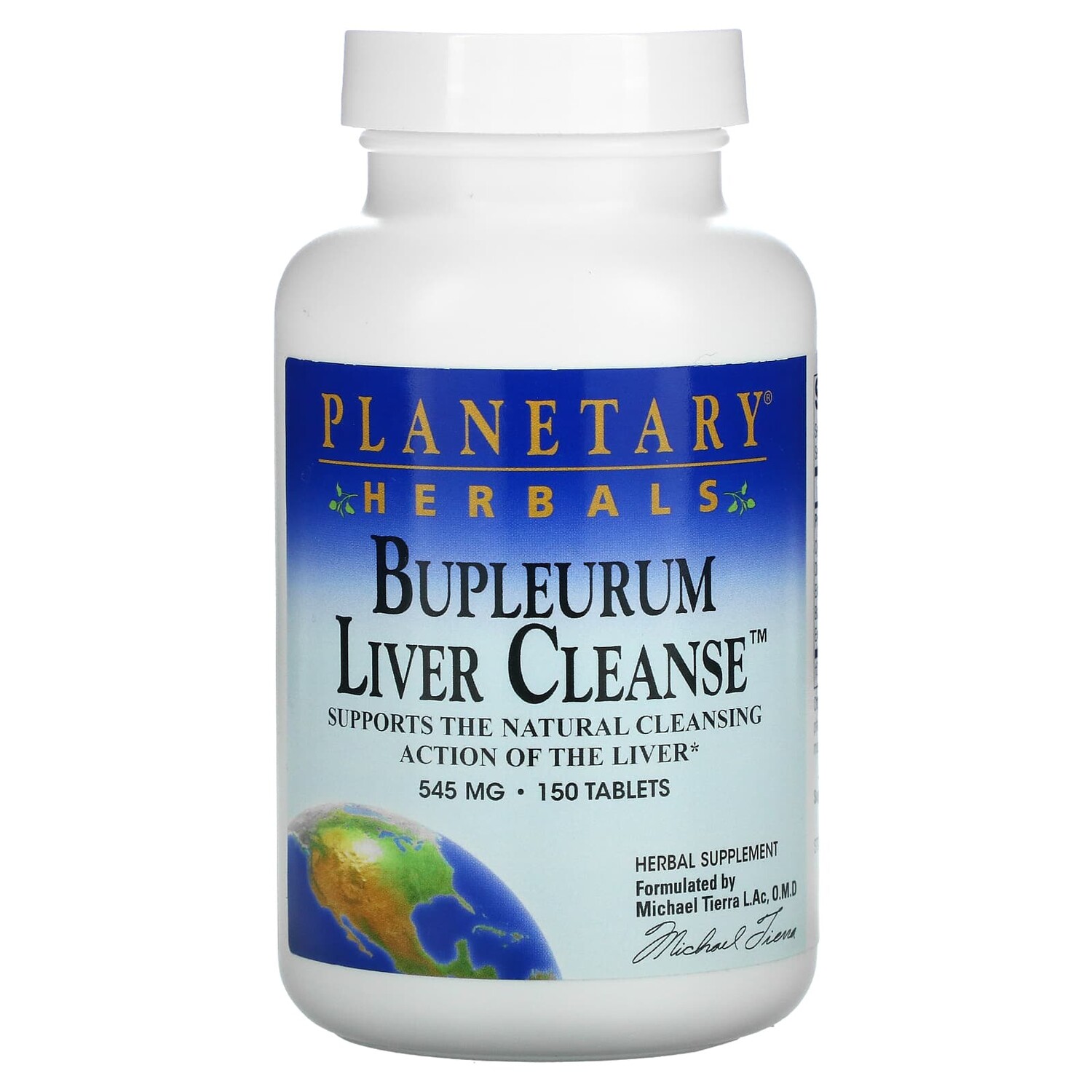 

Bupleurum Liver Cleanse, 545 мг, 150 таблеток, Planetary Herbals