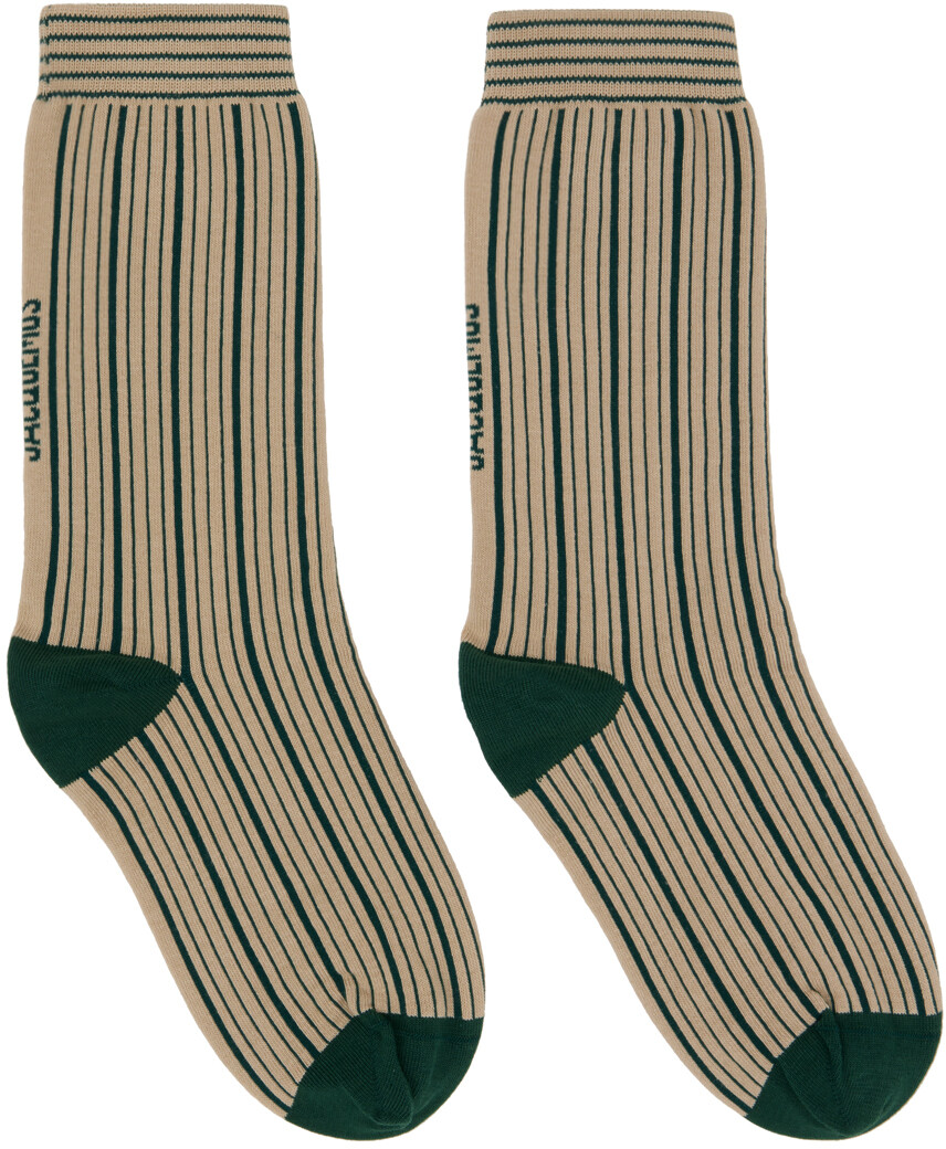 

Бежевые носки Les Sculptures 'Les chaussettes Pablo' Jacquemus