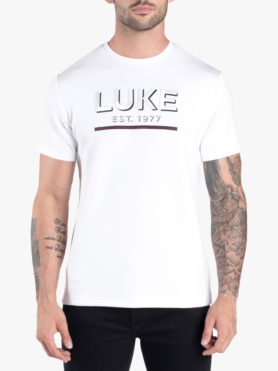 

Футболка LUKE 1977 Three D, белая