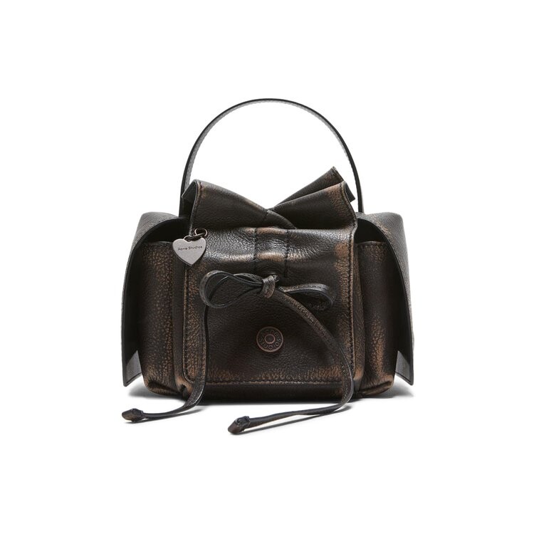 

Сумка через плечо Acne Studios Multipocket Mini Bag, цвет Dark Brown/Beige