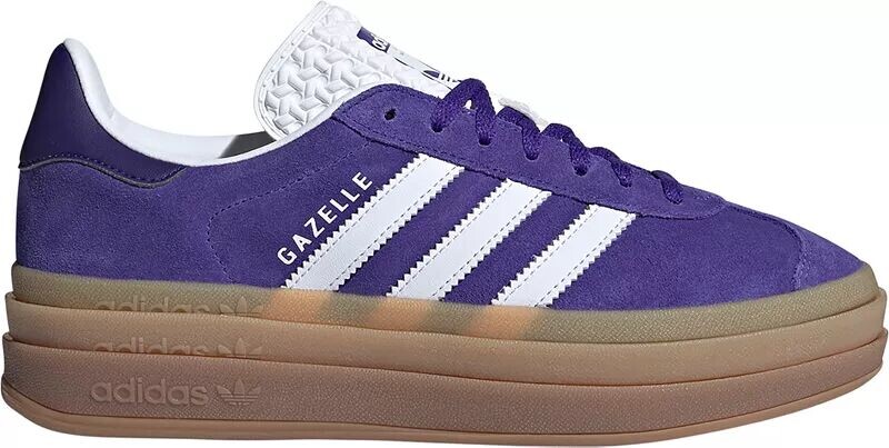

Женские кроссовки Adidas Originals Gazelle Bold, темно-фиолетовый/белый
