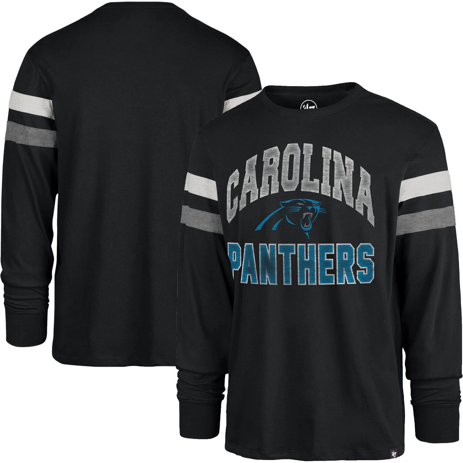 

Мужская футболка с длинным рукавом Black Carolina Panthers Irving '47 Black