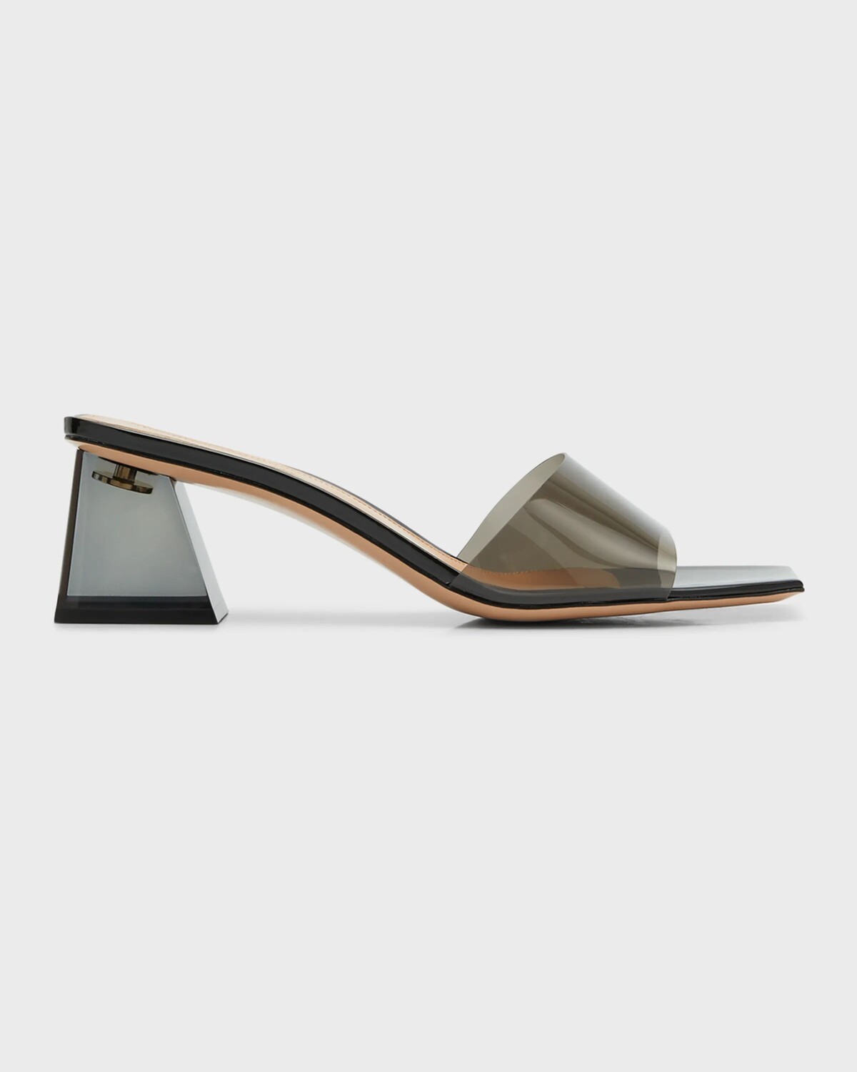 

Космические сандалии Gianvito Rossi, цвет Fume Black