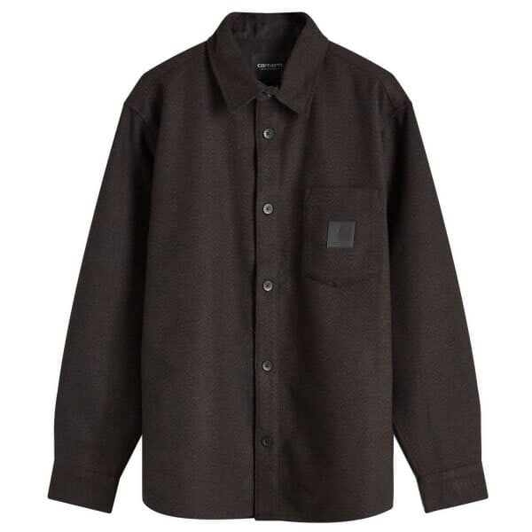 

Шерстяная рубашка Трумэн Carhartt Wip, черный