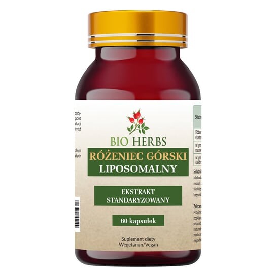 

Bio Herbs, Липосомальный адаптоген родиолы родиолы, 60 капсул.