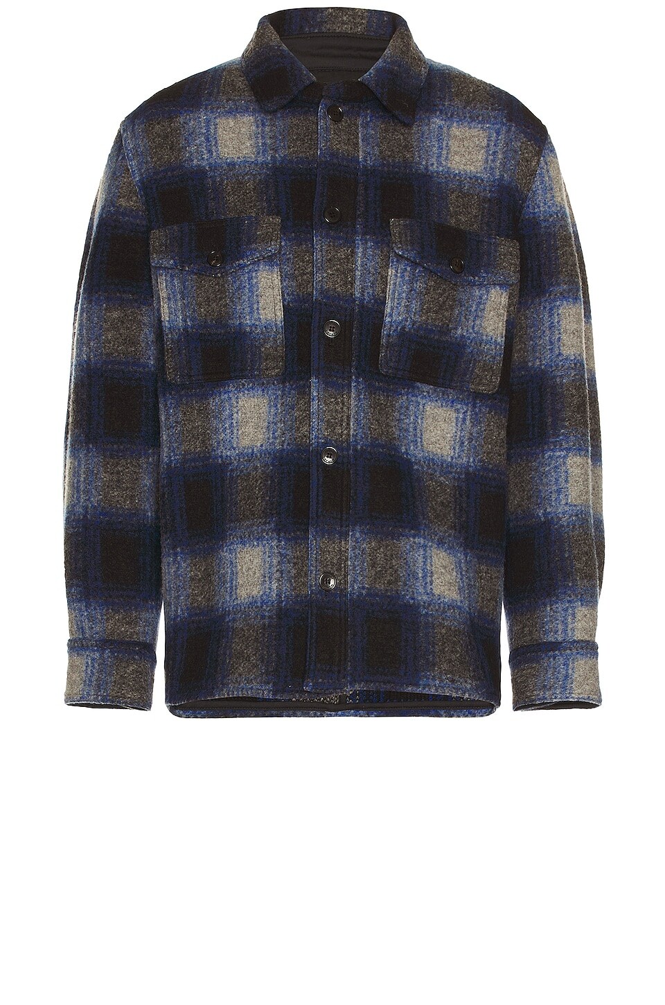 

Рубашка Isabel Marant Kervon Overshirt, темно-синий