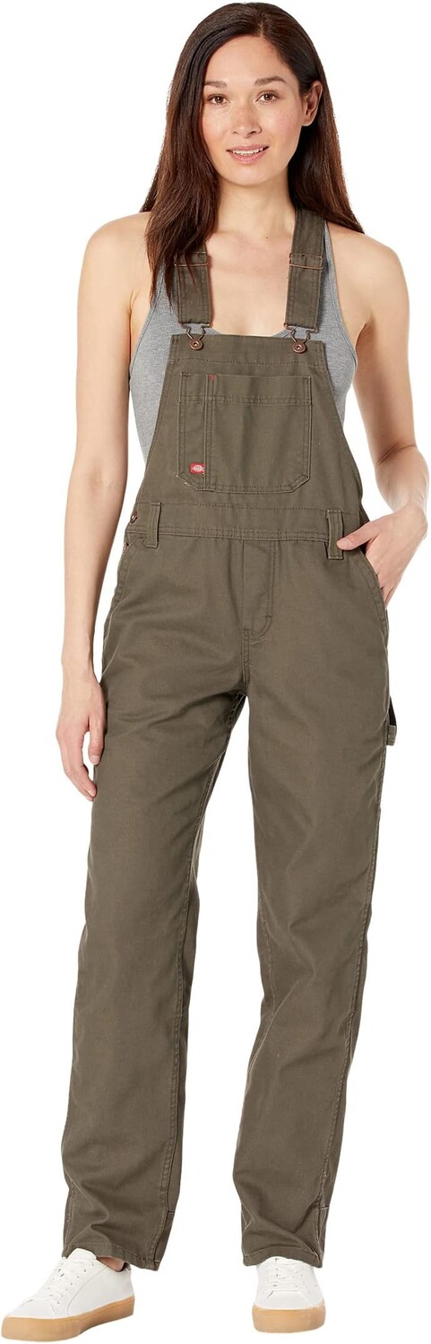 

Свободный комбинезон с нагрудником Dickies, цвет Rinsed Moss Green