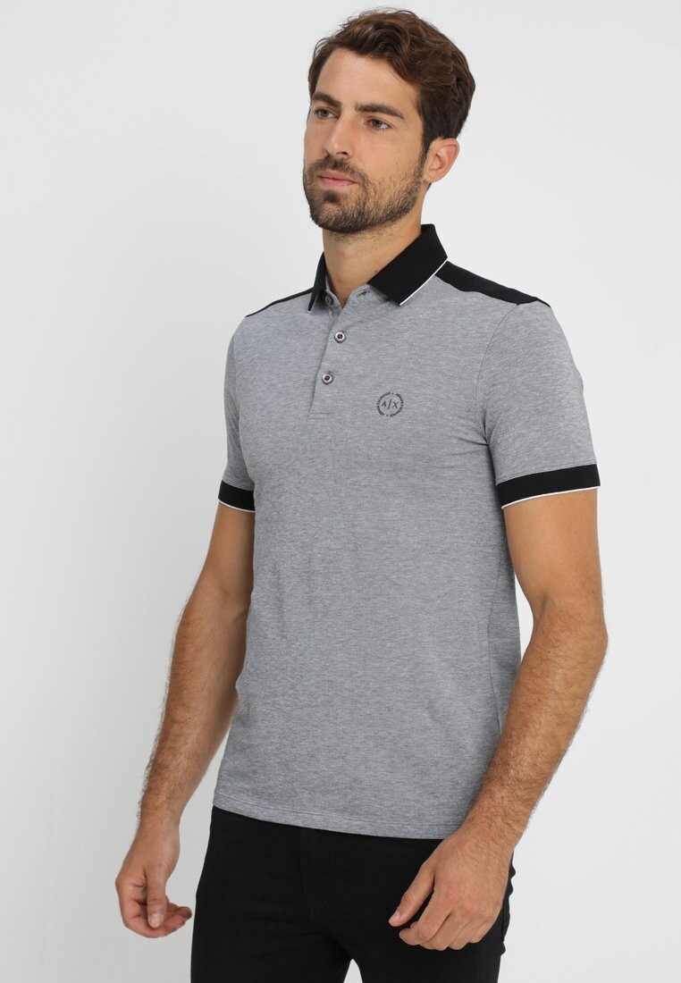 

Поло Armani Exchange, черный