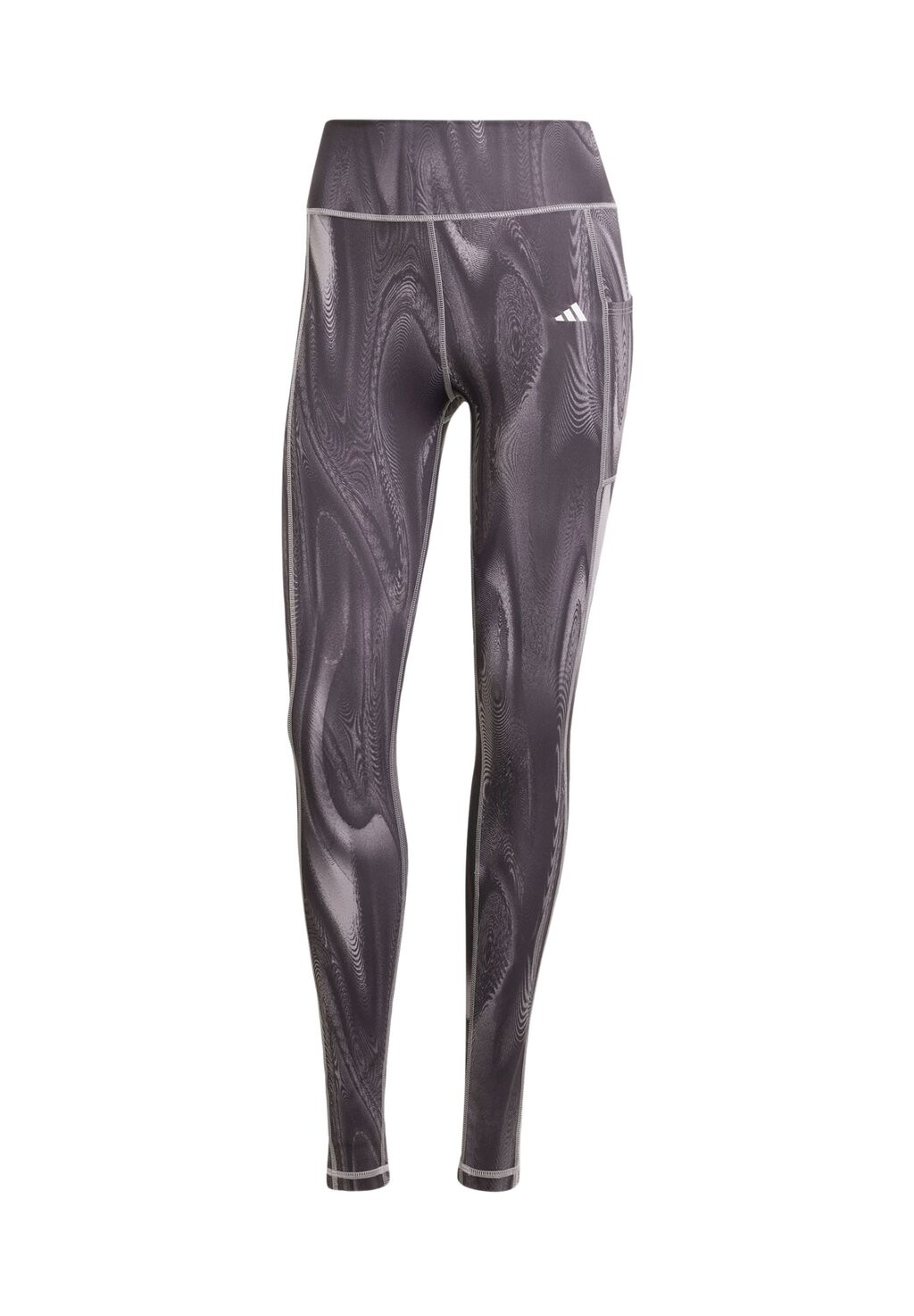 

Тайтсы OPTIME FULL-LENGTH PRINTED adidas, серый