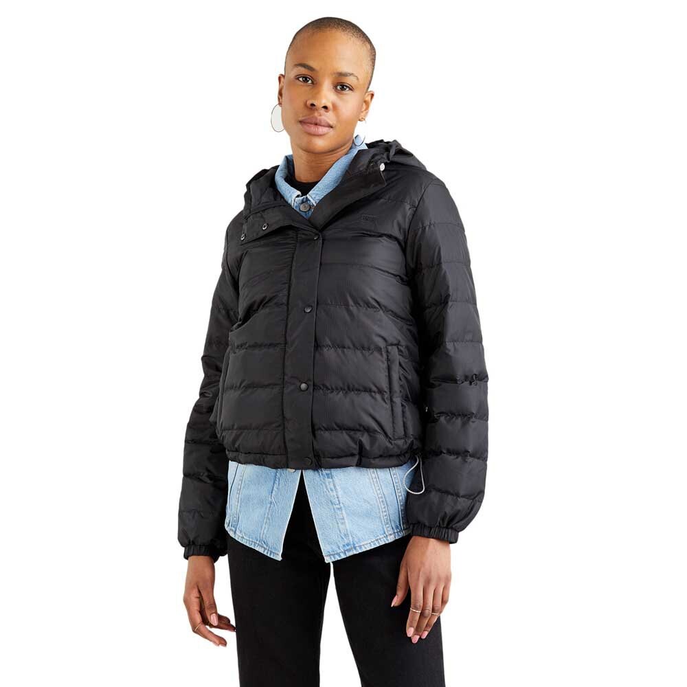 кроссовки levi´s archie черный Куртка Levi´s Edie Packable, черный