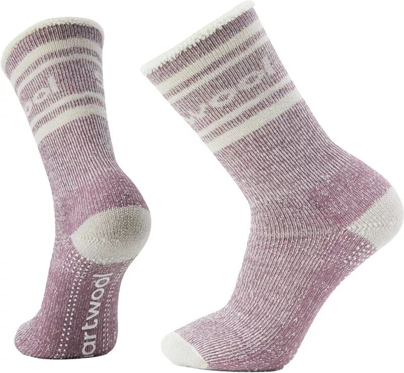 

Женские повседневные тапочки Smartwool, носки для экипажа, бордовый