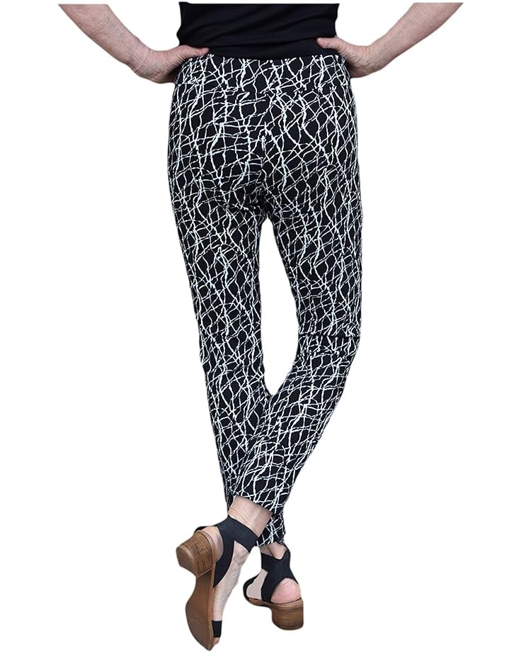 

Брюки Krazy Larry Pull on Ankle, цвет Black/Silver Shattered