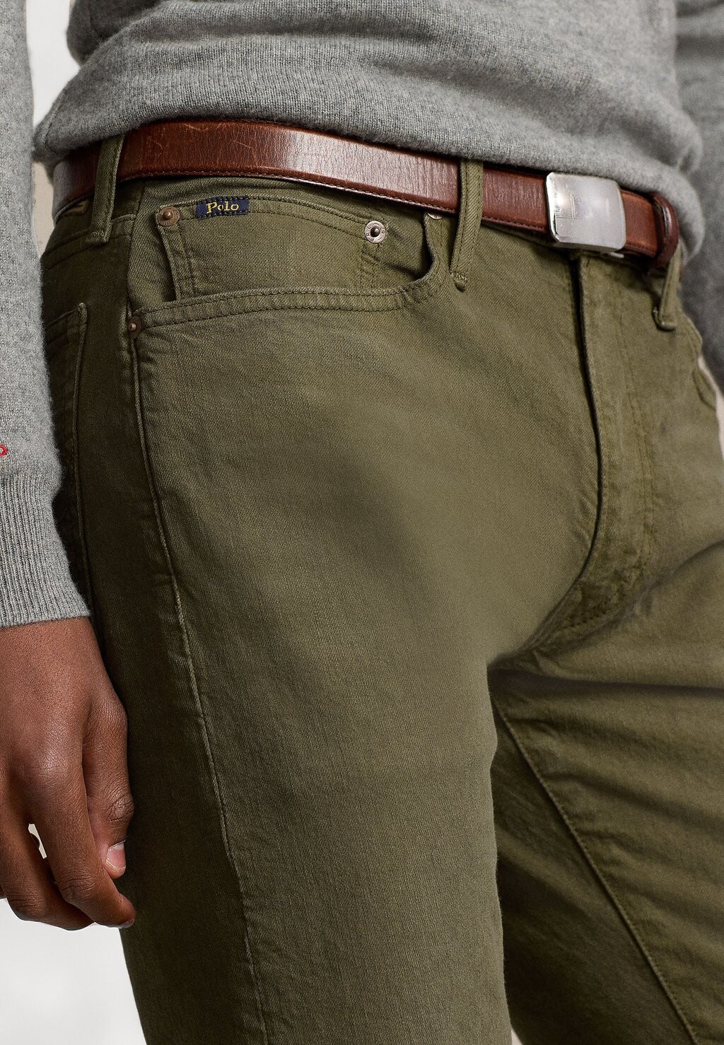 

Джинсы узкого кроя SULLIVAN SLIM STRETCH JEAN Ralph Lauren, оливковый