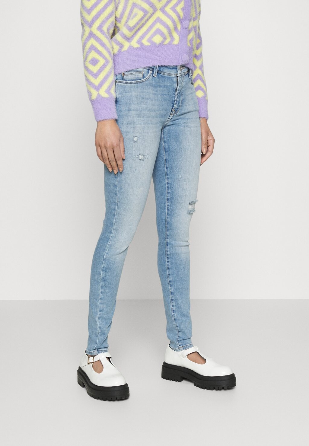 

Джинсы Skinny Fit ONLY Onlshape, голубой деним