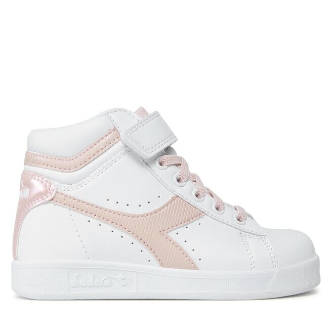 Кроссовки Diadora Game P High Girl PS 101.176726-D0105 White / Peach Whip, оранжевый/белый