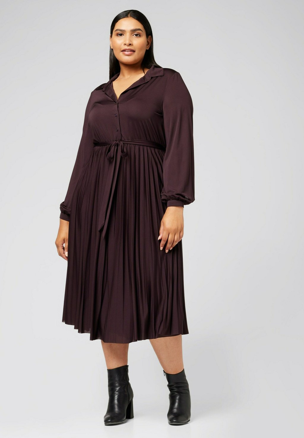 Платье-блузка Guido Maria Kretschmer Curvy Collection, цвет schwarz цена и фото