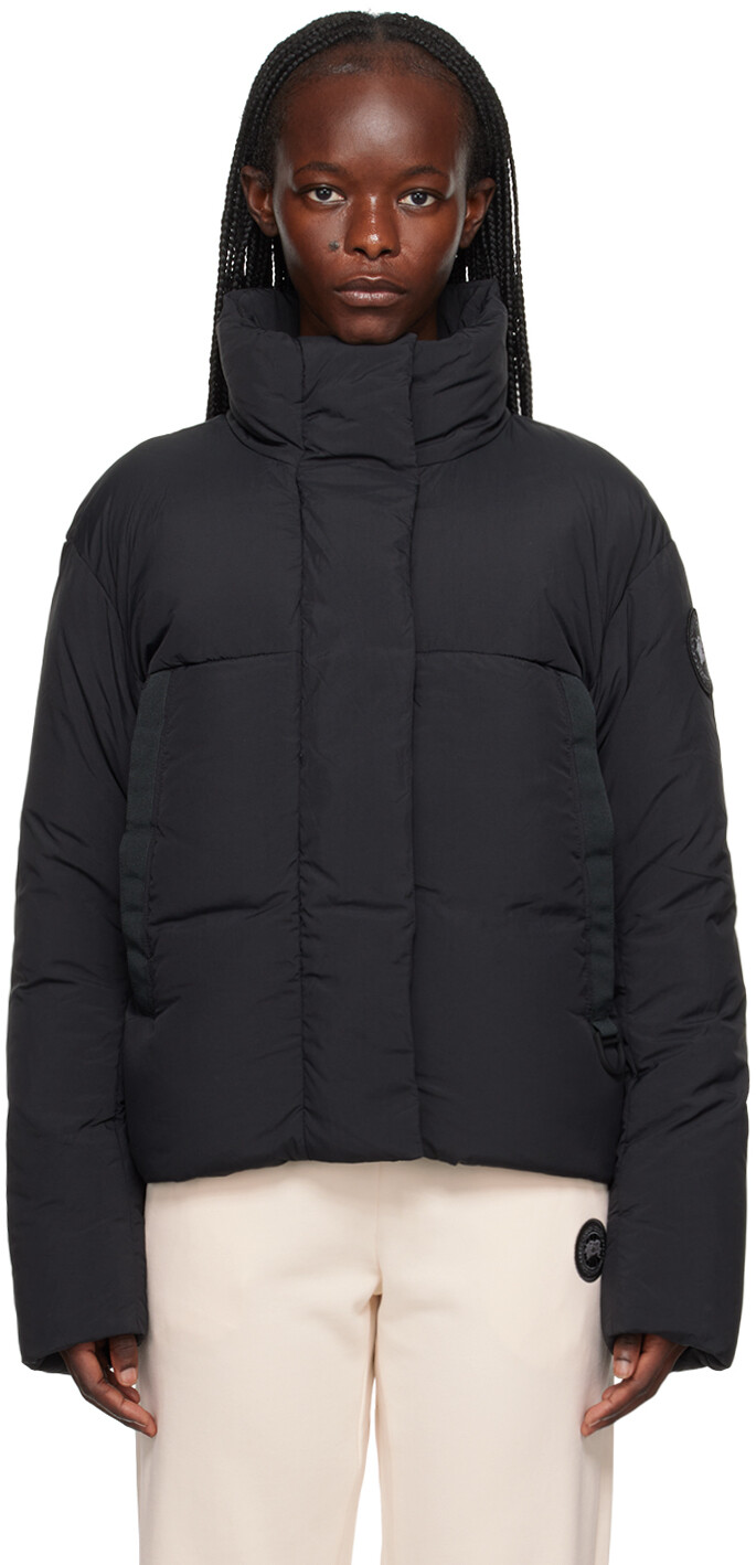 

Черный - Черный пуховик Black Label Junction Canada Goose