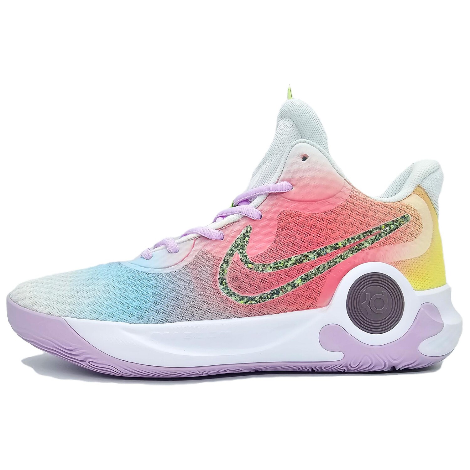 

Кроссовки Nike KD Trey 5 IX Vintage Basketball Shoes Unisex Mid-top Yellow, красный