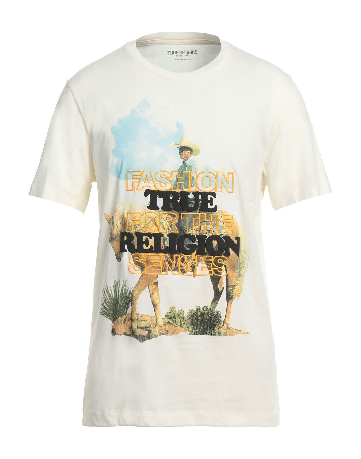 

Футболка True Religion, кремовый