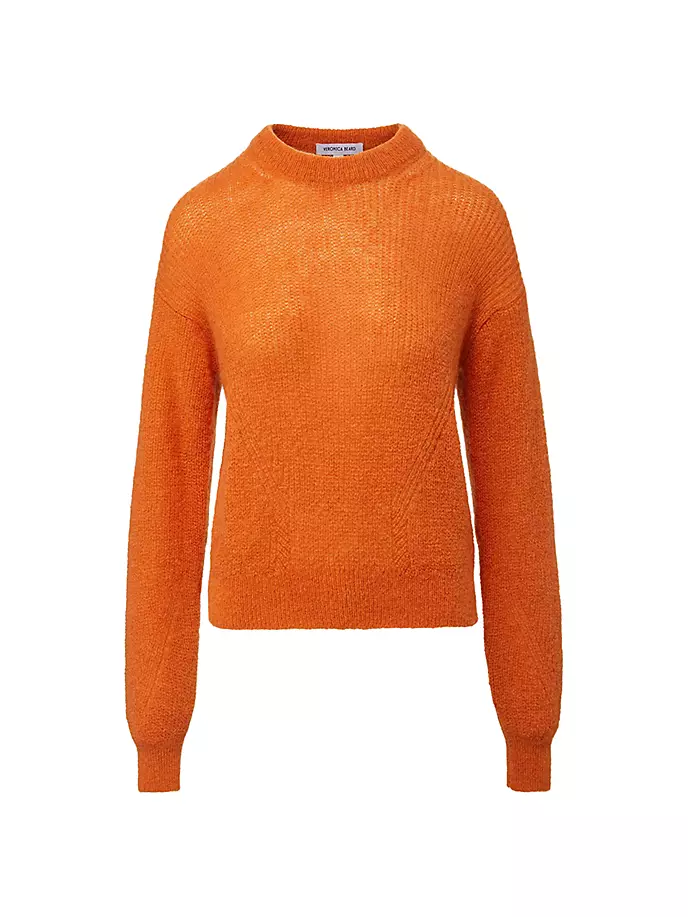

Свитер Melinda из мохера и альпаки Veronica Beard, цвет deep orange