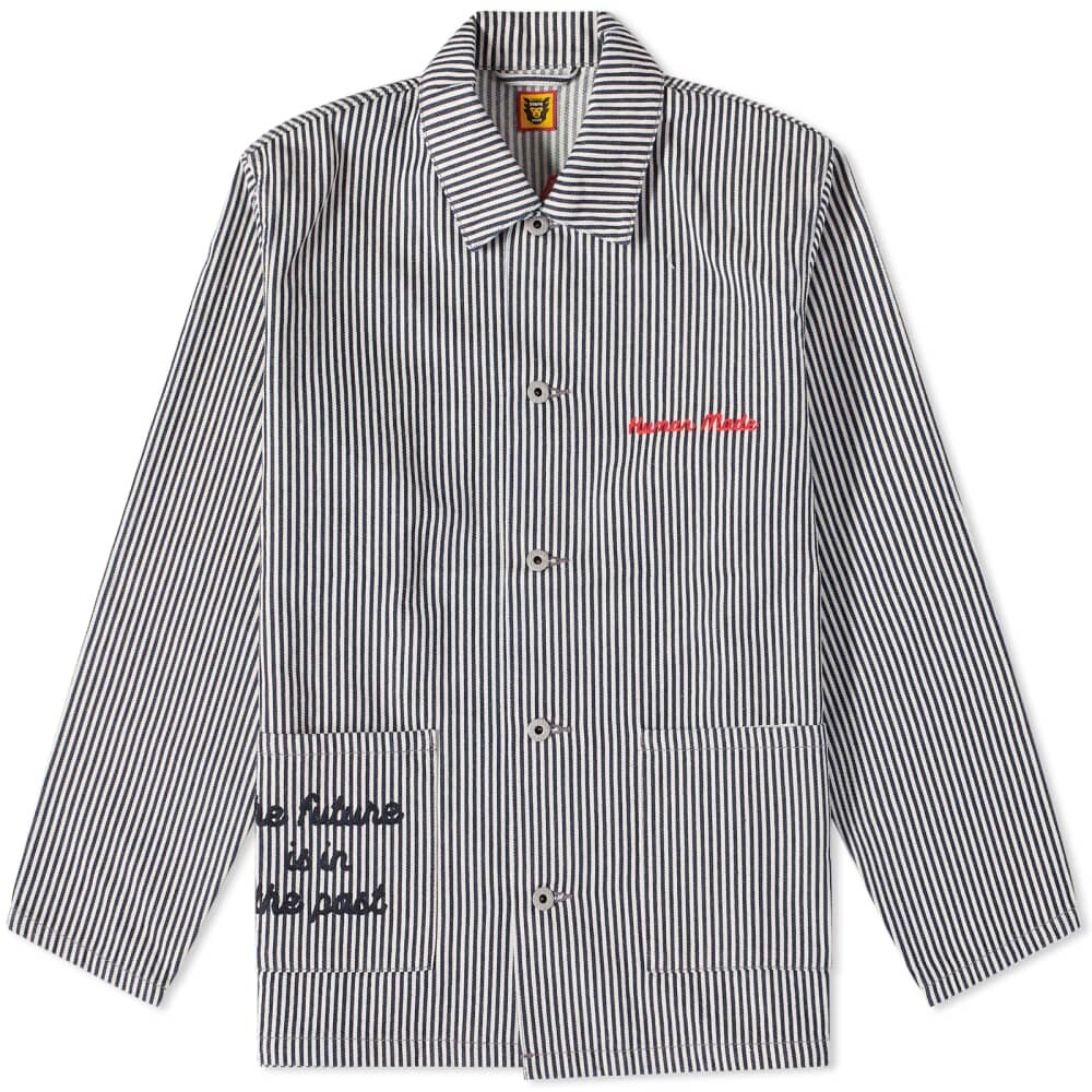 

Комбинезон из гикори Human Made, индиго