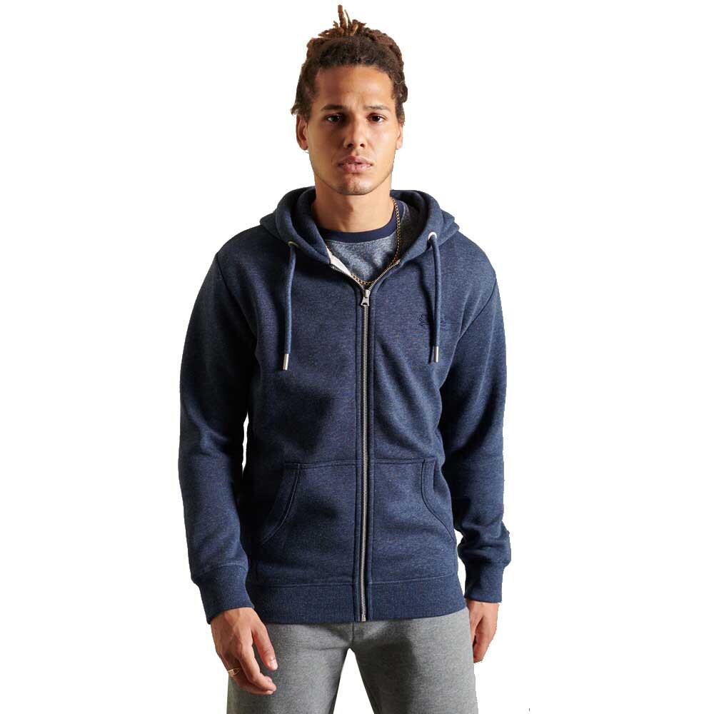 

Толстовка Superdry Vintage Logo Embroidered Full Zip, синий