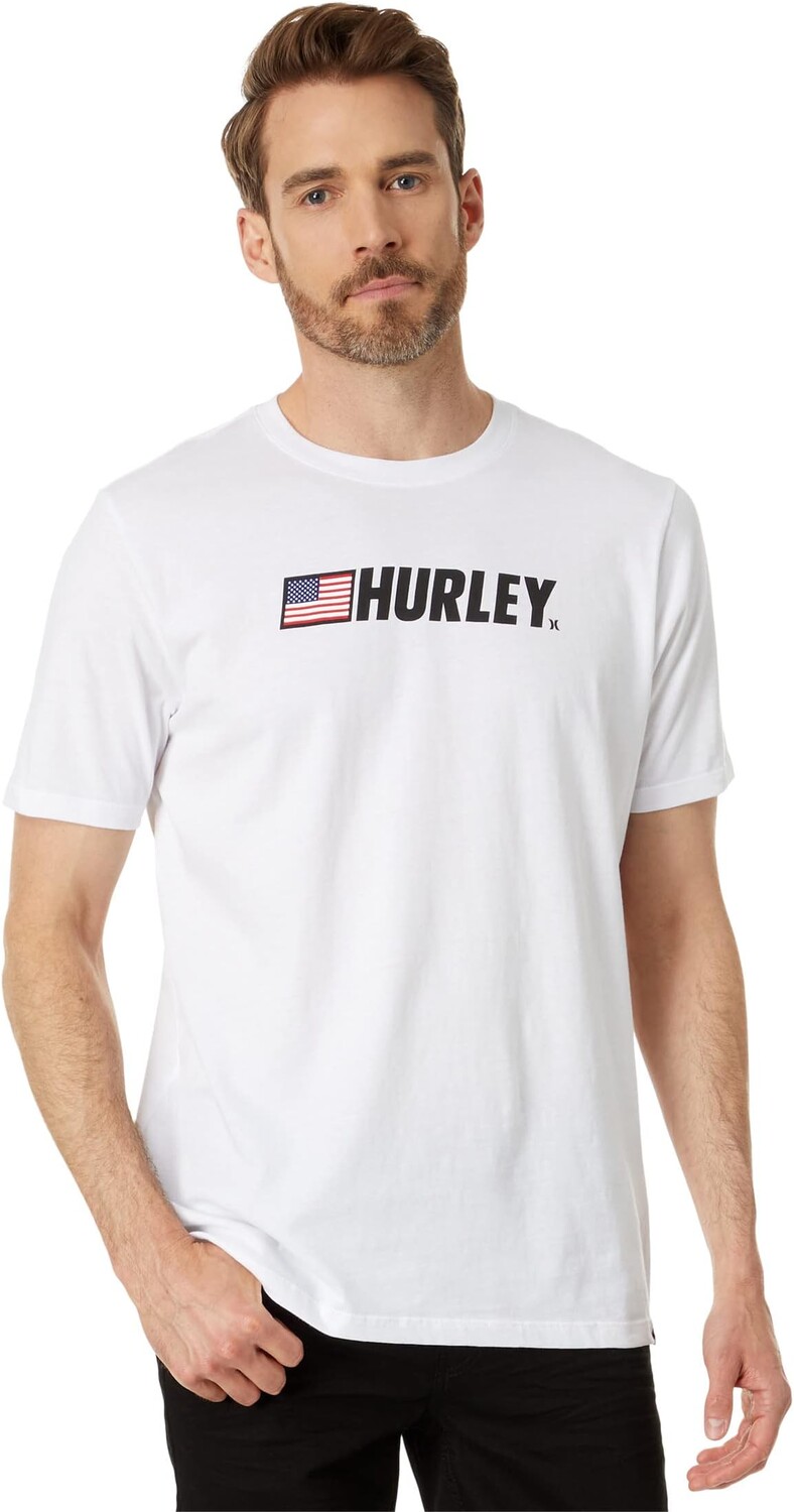 

Футболка с короткими рукавами Fastlane USA Hurley, белый