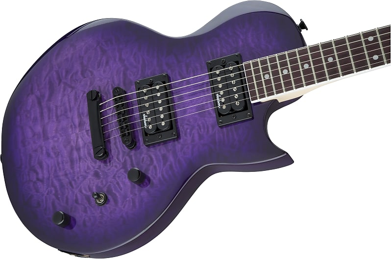 Электрогитара Jackson Monarkh SC JS22Q Electric Guitar - Trans Purple Burst гитара jackson js series monarkh sc js22 белоснежка monarkh js22