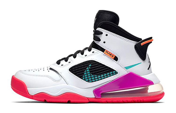 

Женские винтажные баскетбольные кроссовки Nike Air Jordan Mars 270 белый/розовый