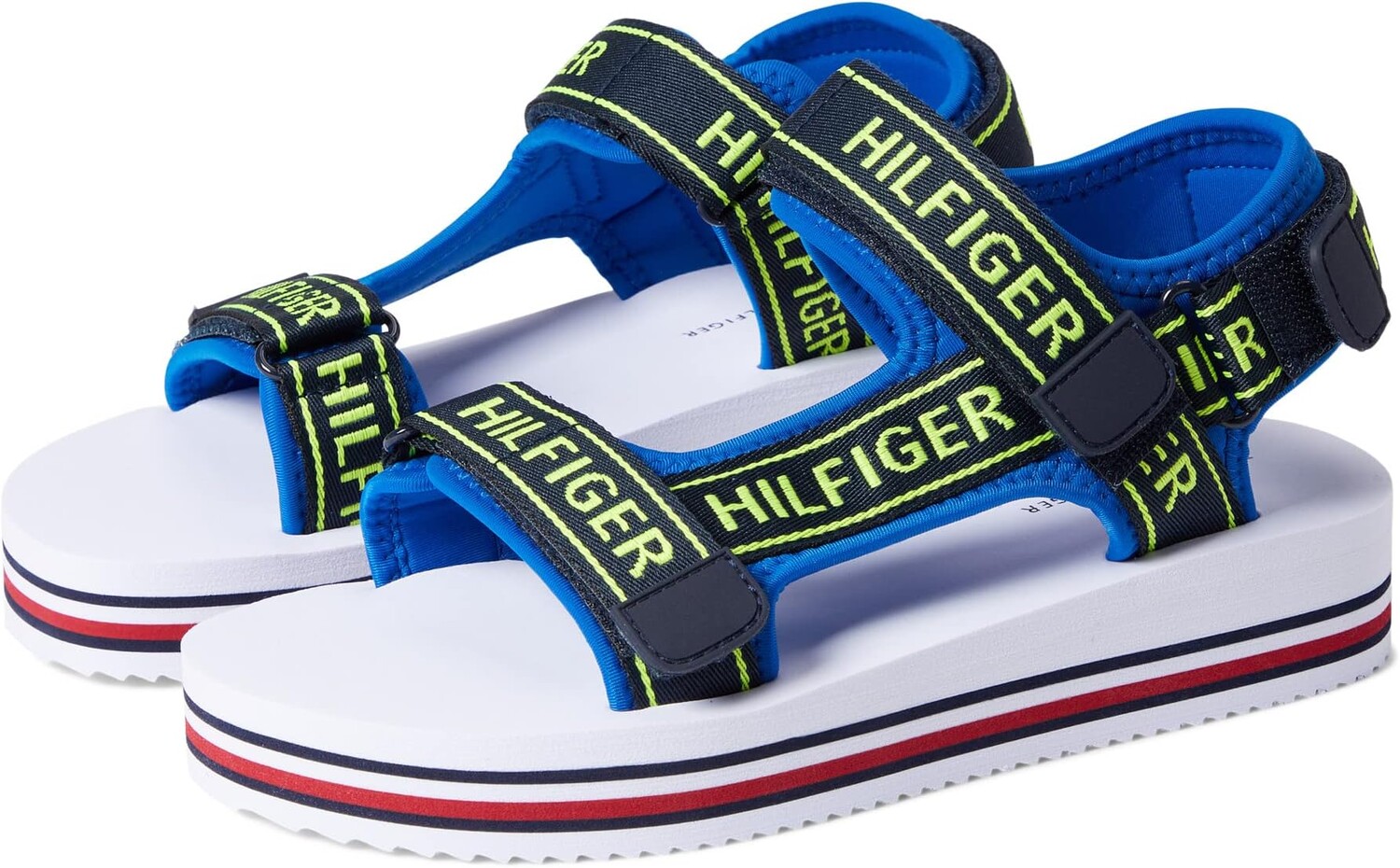 

Сандалии на плоской подошве Nurii Tommy Hilfiger, цвет Blue/Marine/Maui