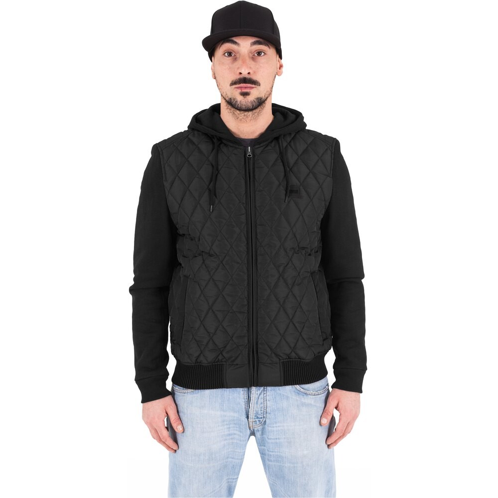 

Парка Urban Classics Hooded Diamond Nylon, черный