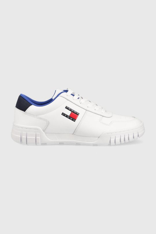 кроссовки tommy jeans cupsole ess white Кроссовки Retro Leather Cupsole Tjm Ess Tommy Jeans, белый