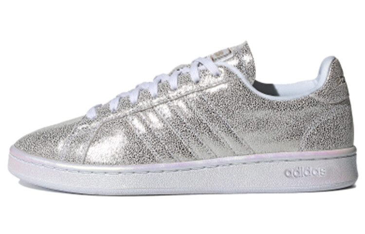 

GRAND COURT Скейтбординг Кроссовки женские низкие Серебристо-белые Adidas Neo, Белый, GRAND COURT Скейтбординг Кроссовки женские низкие Серебристо-белые Adidas Neo