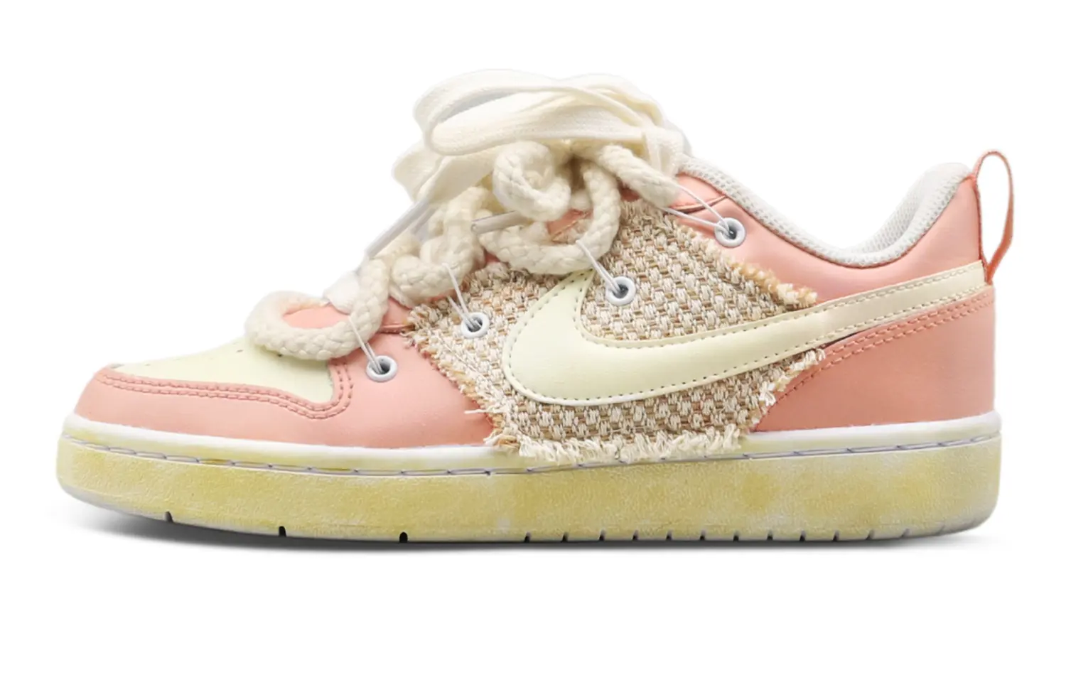 

Кроссовки для скейтбординга Court Borough Series женские, низкие, светло-бежевые Nike