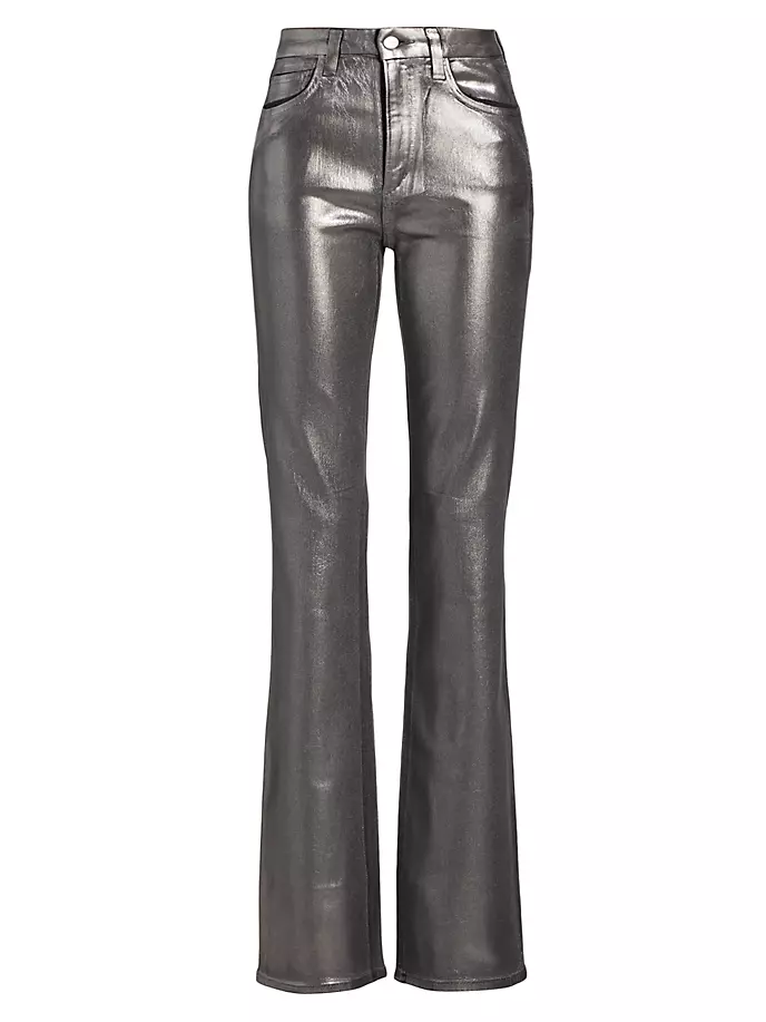 

Джинсы из фольги с вырезом Hi Honey Joe'S Jeans, цвет gunmetal