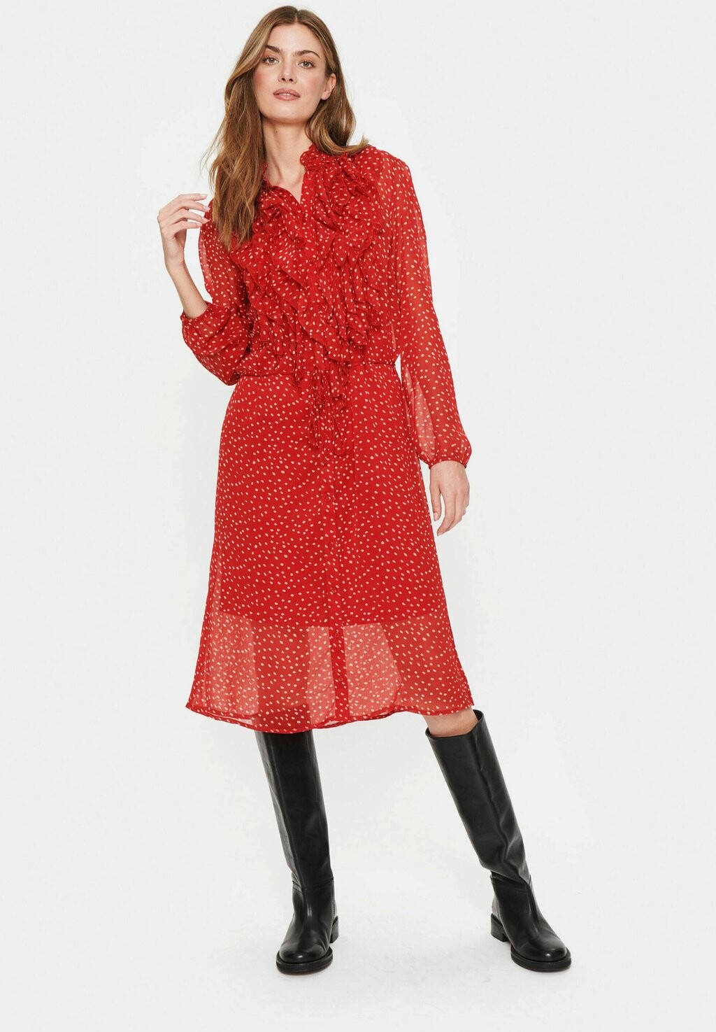 

Платье-рубашка Saint Tropez, красный