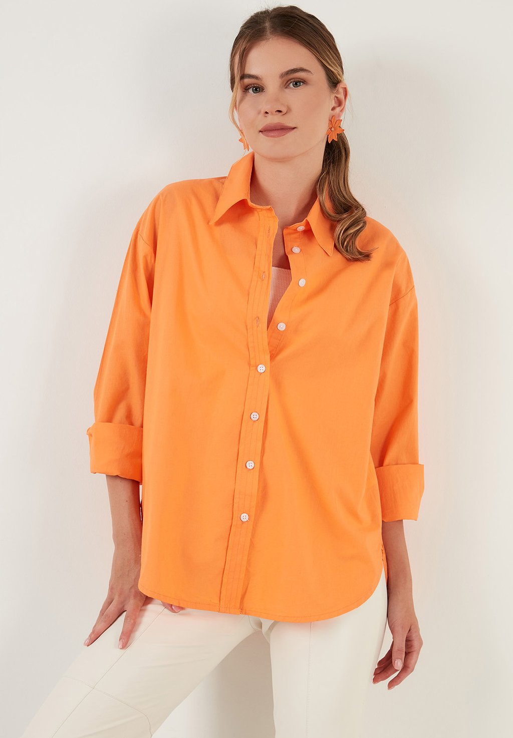 Блузка-рубашка LOOSE FIT LELA, цвет orange