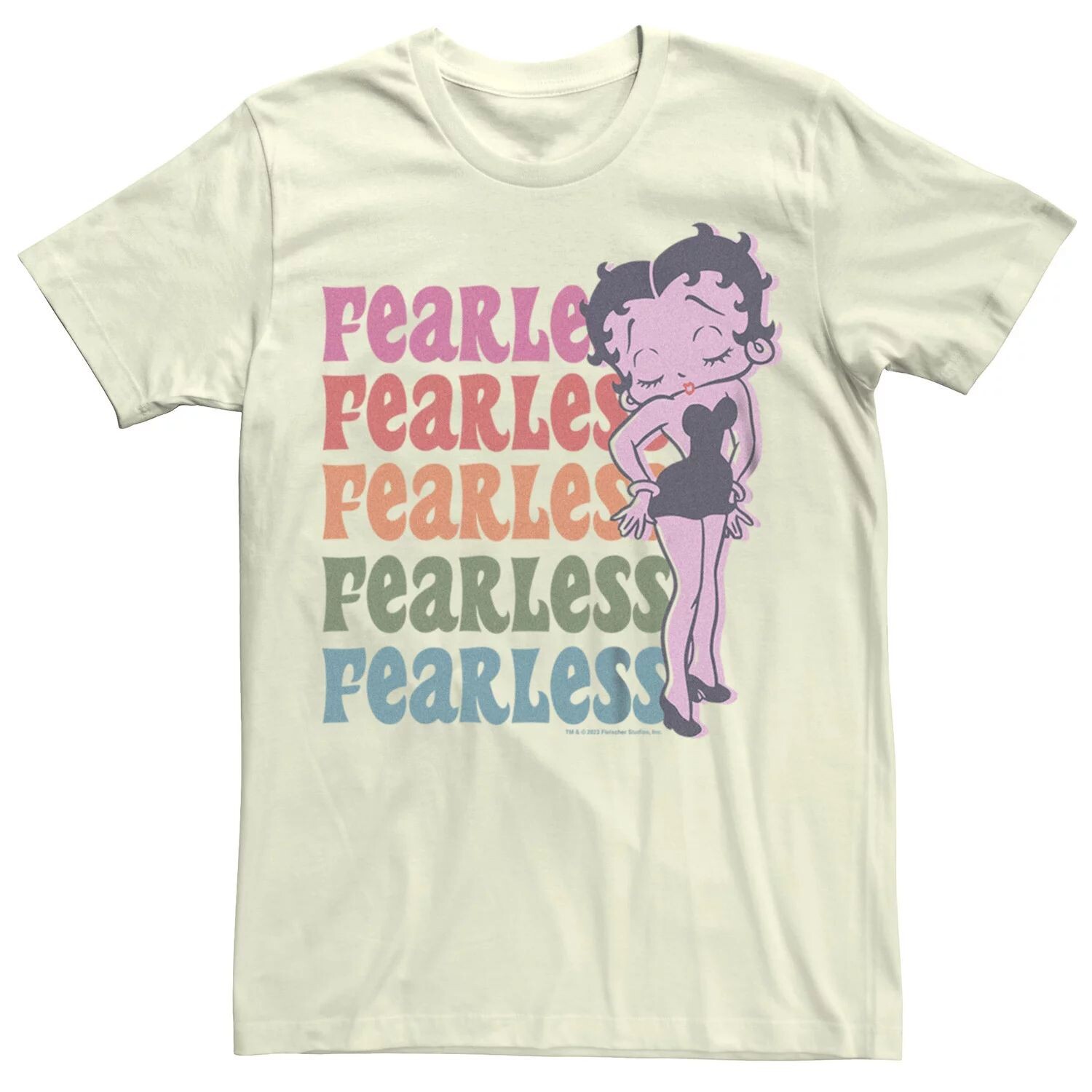 

Детская футболка с рисунком бойфренда Betty Boop Fearless Pride Licensed Character