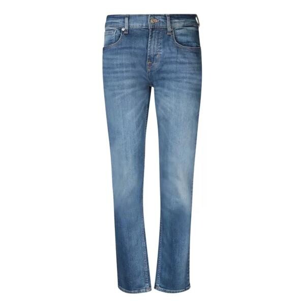 

Джинсы mid-rise slim jeans Seven For All Mankind, синий