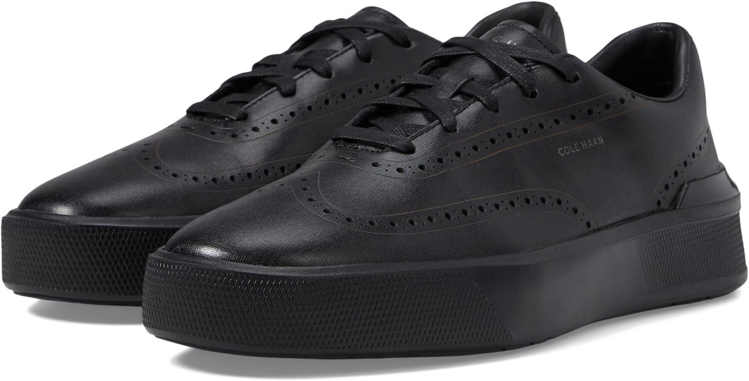 

Кроссовки Grandpro Crew Wing Tip Cole Haan, цвет Black/Black